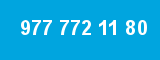977 772 11 80 977 772 11 80
